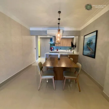 Imagem Apartamento Frente Mar com 3 dormitórios, sendo 3 suítes à venda, 166 m² por R$ 1.950.000 - Aviação - Praia Grande/SP