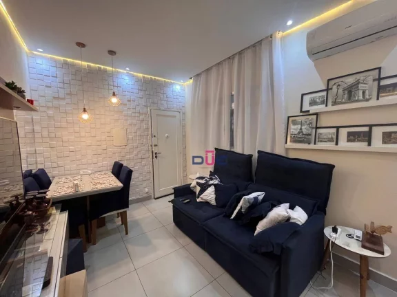 Imagem Apartamento com 2 dormitórios à venda, 57 m² por R$ 450.000,00 - Boqueirão - Santos/SP