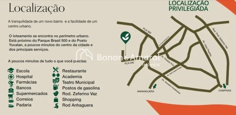 Imagem Excelente lote à venda no Condomínio Villágio Paulínia, localizado em Paulínia. Condomínio nov...
