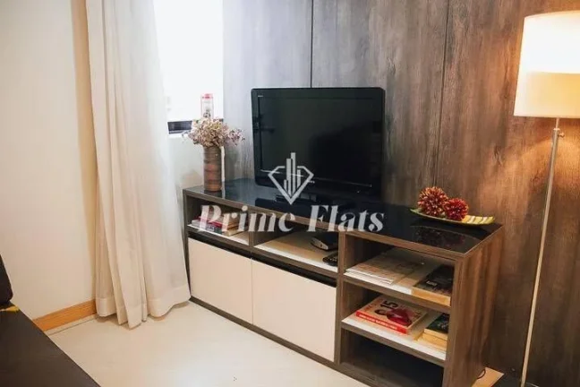 Imagem Flat disponível para venda no Hotel Bienal Suítes, com 28m², 1 dormitório e 1 vaga