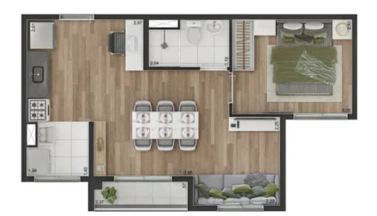 Imagem APARTAMENTO RESIDENCIAL em São Paulo - SP, Jardim Egle