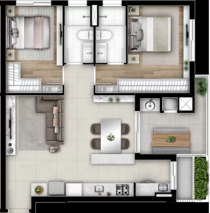 Imagem Gaia - Apartamento à venda no bairro Cabral - Curitiba/PR