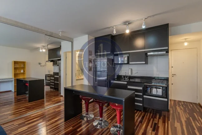 Imagem Studio de luxo à venda no Paraíso: 1 quarto, 2 salas, 2 banheiros, 1 vaga de garagem, 42m² em São Paulo-SP.