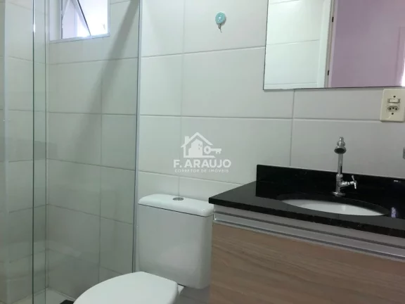 Imagem Apartamento para Locação no Alpha Club em Votorantim-SP: 2 Quartos, 1 Suíte, 2 Salas, 2 Banheiros, 2 Vagas - 57m².