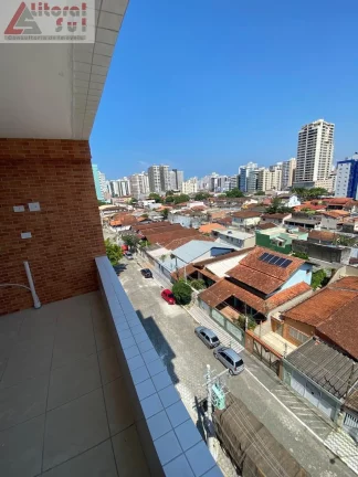 Imagem Apartamento à venda em Praia Grande-SP, Canto do Forte: 2 quartos, 1 sala, 1 vaga garagem, 57m² de área. Aproveite!