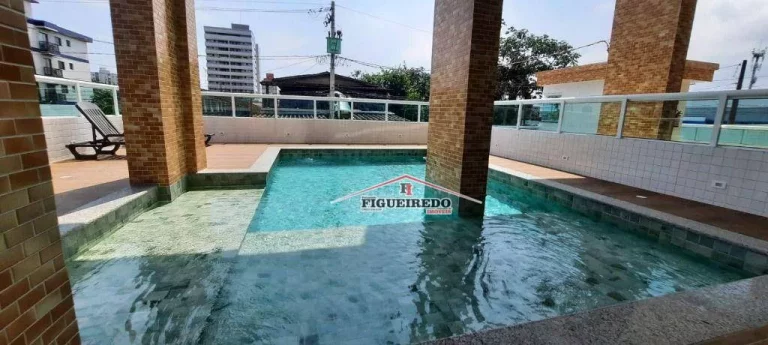 Imagem Apartamento à venda, 77 m² por R$ 390.000,00 - Vila Guilhermina - Praia Grande/SP