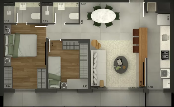 Imagem ITA123 - Apartamento à venda no bairro Jardim Botânico - Porto Alegre/RS