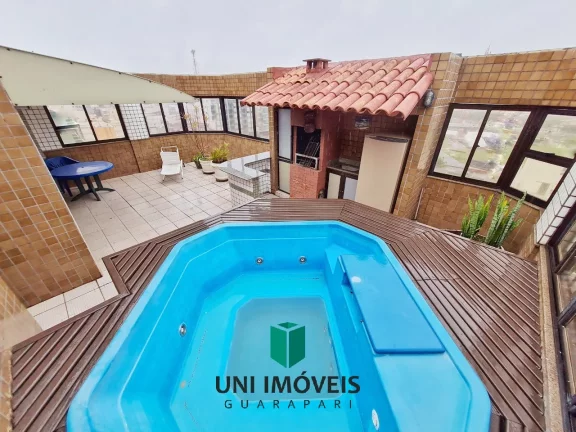 Imagem Cobertura duplex com lazer completo e 02 vagas a venda na Praia do Morro - Guarapari