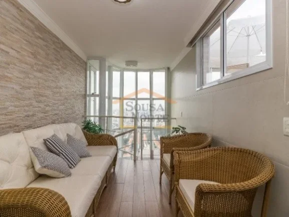 Imagem Cobertura duplex com 134m², mobiliado, com 3 dormitórios, sendo 1 suite, sala para dois ambientes,...