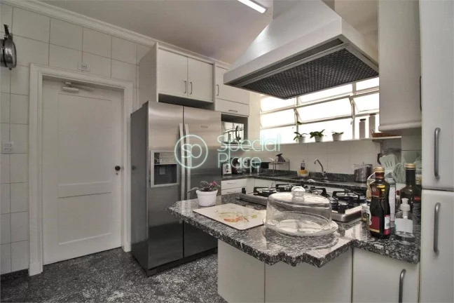 Imagem Excelente apartamento com 230mÂ² em HigienÃ³polis. Amplo living com sacada e janelÃµes, lavabo, 03 Ã...