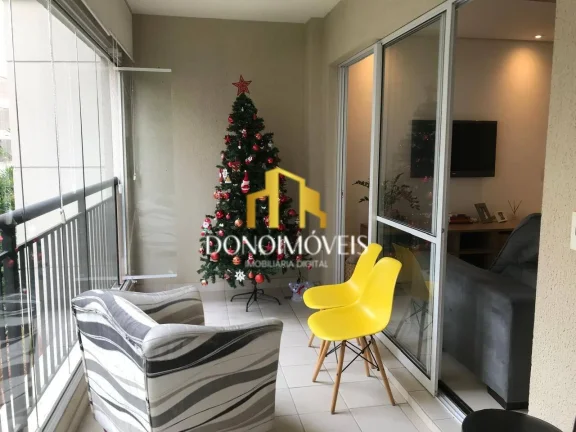 Imagem Apto 106m andar baixo Cond Auge Home Resort Centro SBC