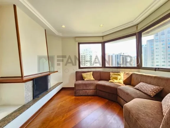 Imagem Apartamento de alto padrão à Venda ou Locação em Indianópolis, São Paulo-SP: 4 Quartos, 2 Suítes, 3 Salas, 5 Banheiros, 4 Vagas, 236m².