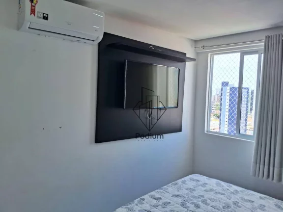 Imagem Apartamento de porteira fechada com varanda / sacada gourmet e vista para o mar da praia do Bessa /Aeroclube - AP2315
