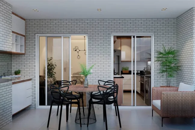 Imagem APARTAMENTO COM 47.57 m² - BOQUEIRAO - PRAIA GRANDE SP