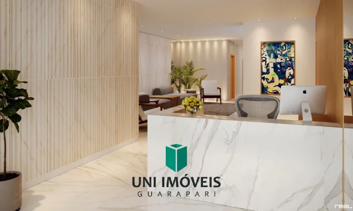 Imagem Apartamento à venda com área de lazer completa em Guarapari ? 2 quartos com área externa e 2 vagas!
