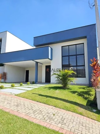 Imagem Casa moderna em condomínio com 3 dormitórios à venda, por R$ 1.380.000 - Indaiatuba Interior SP