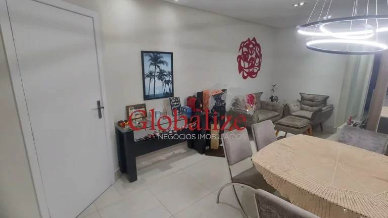 Imagem Apartamento de 2 dormitórios com suíte garagem demarcada varanda Gourmet no Gonzaga ! PORTEIRA FECHADA !