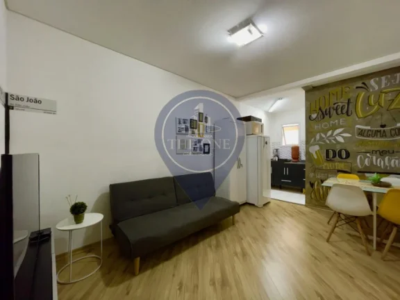 Imagem Apartamento à venda em São Paulo - SP, República 1 quarto, 2 salas, 1 banheiro, 39,00m² de área.