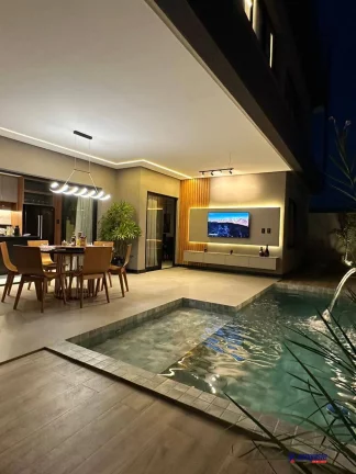 Imagem VENDO CASA LUXUOSA CASA DE 4 SUÍTES COM PISCINA E ÁREA GOURMET PARA VENDA