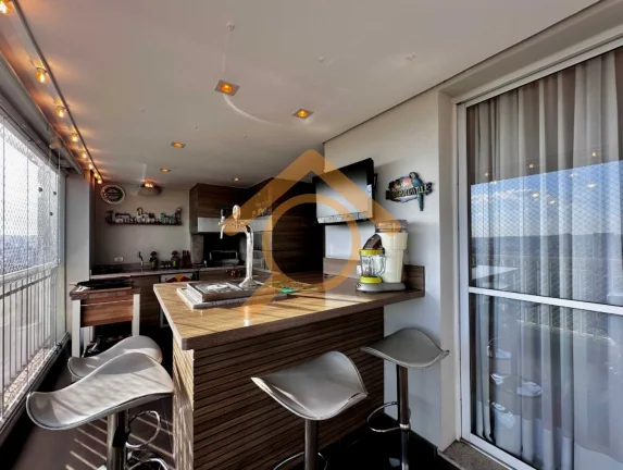 Imagem Apartamento de luxo no Jardim Marajoara: 4 quartos, 3 suítes, 3 salas, 5 banheiros, 3 vagas, 233m² - Condomínio Iepe Golf.