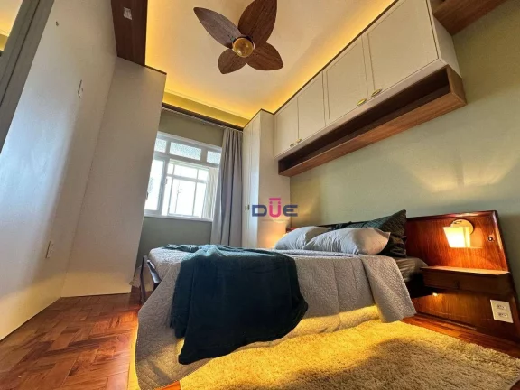 Imagem Apartamento Porteira fechada Frente Praia com 1 dormitório à venda, 67 m² por R$ 710.000 - Gonzaga - Santos/São Paulo