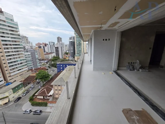 Imagem Apartamento em Construção na Guilhermina Praia Grande