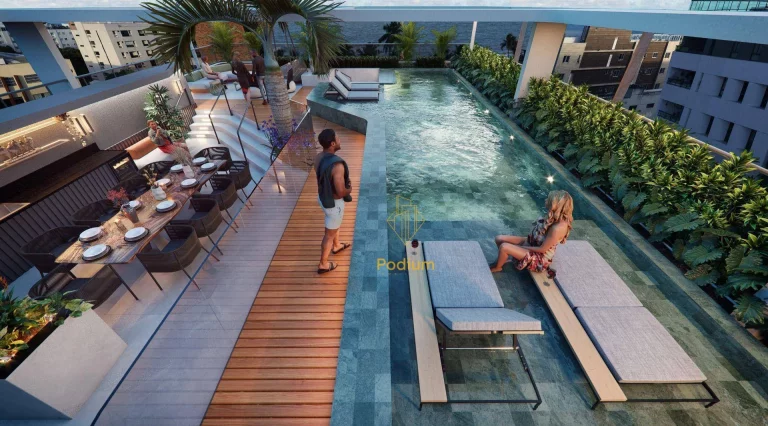 Imagem Flats térreo com área privativa em i a 200m da praia de Tambaú - FL0274