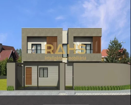 Imagem Ótimo sobrado geminado de meio em fase final de acabamentos, localizado no bairro Aventureiro em Jo...