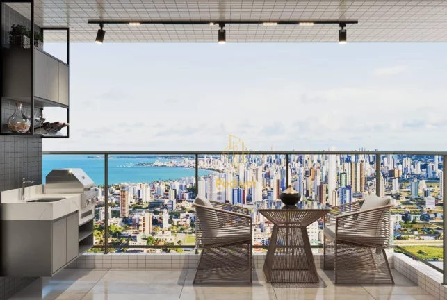 Imagem Apartamentos com varanda / sacada gourmet a 550m da pra do Bessa - AP0788