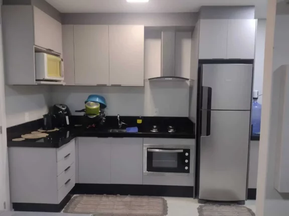 Imagem Apartamento mobiliado com 1 dormitório e 1 vaga de garagem no Centro de Balneário Camboriú-SC