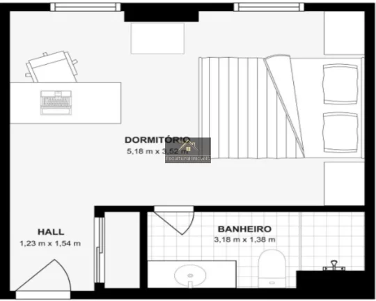 Imagem ITAIM BIBI APARTAMENTO 28,00 M 1 SUÍTE 1 VAGA LAZER SEGURANÇA PRÓXIMO AO SHOPPING IGUATEMI