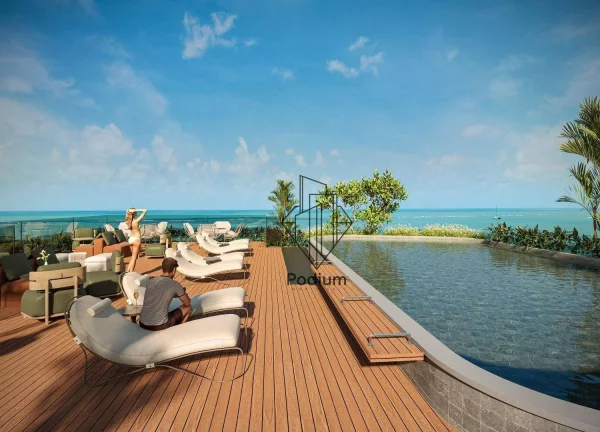 Imagem Flats com varanda / sacada a 230m da praia de Ponta de Campina em Cabedelo - FL0544