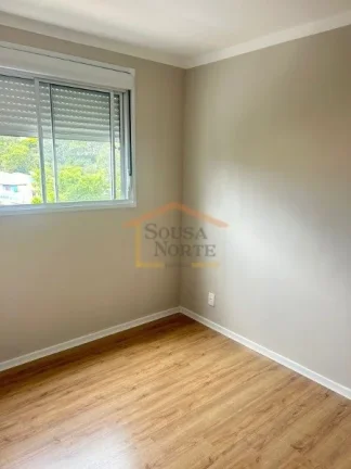 Imagem Apartamento com 39m², 2 dormitórios, sala 2 ambientes, sacada, cozinha, área de serviço. Cozinha...