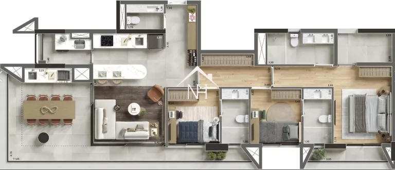 Imagem Apartamento em frente ao Parque Ibirapuera de 115m c/3 suítes, fitness, bicicletário, coworking, piscina, deck, solarium, espaço gourmet, bicicletário