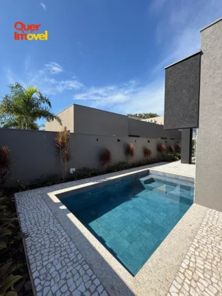 Imagem Residência de Luxo em Condomínio no Alphaville Ribeirão Preto-SP: 4 Quartos, 4 Suítes, 2 Salas, 4 Banheiros, 262,14m².