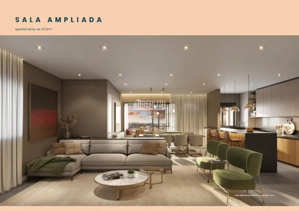 Imagem Vende-se apartamento no Condomínio Hiali Home Club – Frente ao Fórum