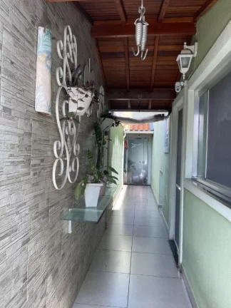 Imagem Casa Sobrado 3 Dormitórios Quintal Churrasqueira Próximo Bosque Maia À Venda, 205 m² por R$ 830.000 - Jardim Santa Cecília - Guarulhos/SP - SO5261