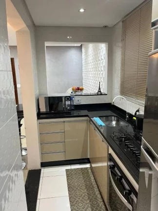 Imagem Apartamento com 2 dormitórios à venda, 55 m² por R$ 390.000,00 - Vila Camilópolis - Santo André/SP