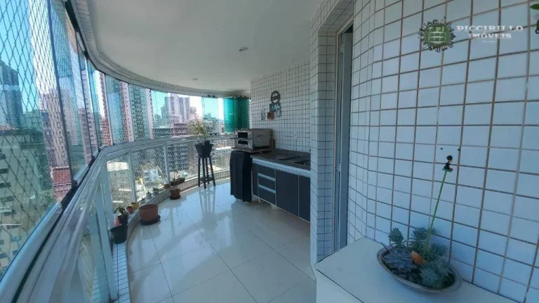 Imagem Apartamento com 3 dormitórios à venda, 162 m² por R$ 860.000,00 - Tupi - Praia Grande/SP