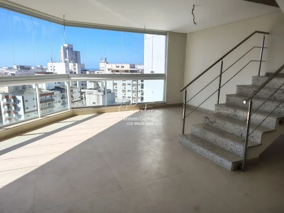Imagem Imperdível cobertura de luxo à venda em Guarujá-SP, Pitangueiras! 3 quartos, 3 suítes, 2 salas, 5 banheiros, 3 vagas de garagem, 275m².