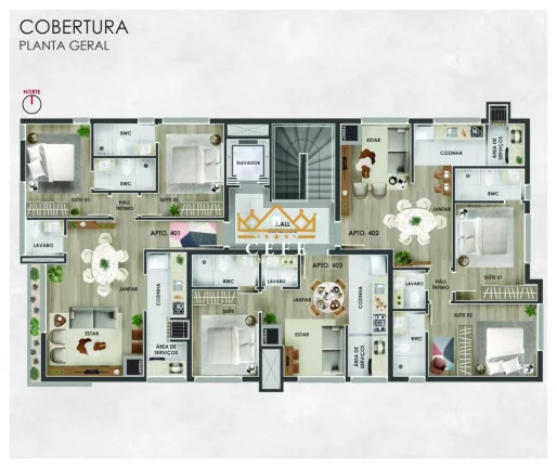 Imagem Apartamento com 2 Dormitorio(s) localizado(a) no bairro Planalto em Gramado / RIO GRANDE DO SUL Ref.:1436