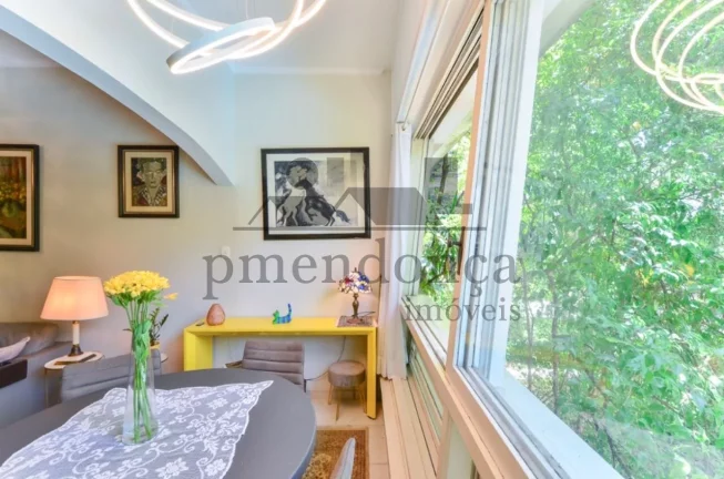 Imagem Apartamento em Higienópolis prédio badalado com 106m², 3 quartos e 1 vaga.