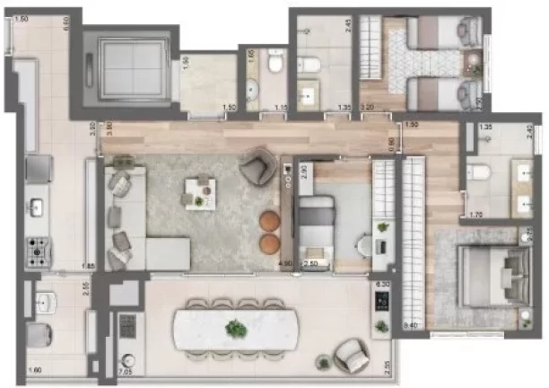 Imagem Apartamento com 3 Quartos à Venda, 206 m² em Perdizes - São Paulo