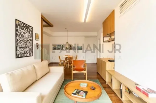 Imagem Apartamento de Luxo com 2 Quartos e 2 Suítes no Jardins, São Paulo - 97m², 2 Salas, 3 Banheiros e 1 Vaga de Garagem!