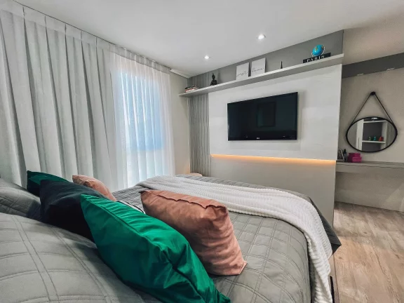 Imagem Oportunidade: Apartamento mobiliado com 2 suítes 2 vagas de garagem na Brava