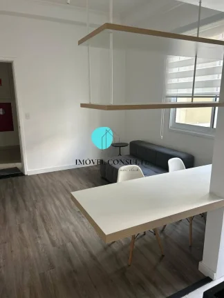Imagem Apartamento mobiliado para locação com 1 dormitório e 1 vaga