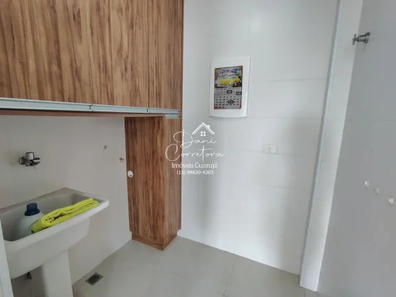 Imagem Apartamento frente mar com lazer, Tombo com 3 Quartos, 3 Suítes, 2 Salas, 4 Banheiros, 3 Vagas de Garagem, 112m²!