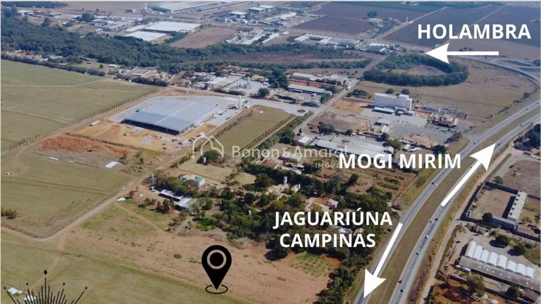 Imagem Venda , área Industrial ou Comercial em Jaguariuna !!
Área com 140,00 metros de frente para a rodo...