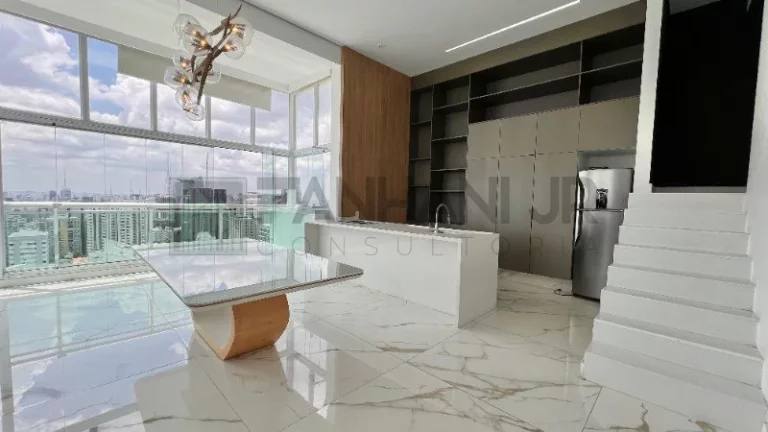 Imagem Apartamento de Luxo à Venda em Cerqueira César - 1 quarto, 1 suíte, 3 salas e 2 vagas de garagem - São Paulo-SP - 120m².