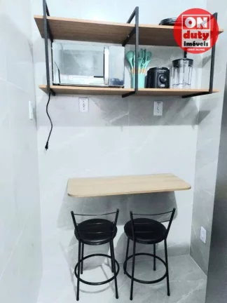 Imagem Studio com 1 quarto à venda, 35 m² por R$ 254.400 - Centro - São Vicente/SP